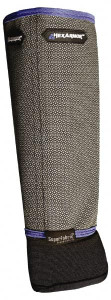 HexArmor Size L, Gray/Black SuperFabric Cut & Puncture Resistant Sleeve 9" Long Sleeve, Cut Resistance Level 5, Made with Thumb Hole AG10009S-L (9) - 72052616