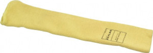 MCR Safety Size Universal, Yellow Kevlar Cut Resistant Sleeve 12" Long Sleeve, Elastic Opening at Both Ends 9372E - 40600801