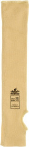 MCR Safety Yellow Kevlar Cut Resistant Sleeve 18" Long Sleeve, Made with Thumb Hole 9378T - 54585880