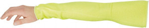PRO-SAFE Size Universal, Hi-Viz Yellow ATA Cut Resistant Sleeve 24" Long Sleeve, Cut Resistance Level 3, Elastic Opening at Both Ends SLA-HV-24 - 50706647
