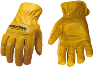 Youngstown Glove Size L, Leather or Synthetic Leather, Arc Flash Gloves Unlined, 23 cal/Sq cm Max Arc Protection, HRC 3, ANSI Cut Level 2, ASTM F2675 12-3265-60-L - 66802745
