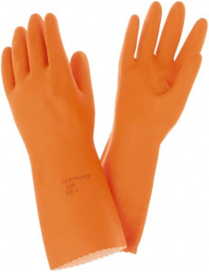 Ansell Size 8, 13" Long, 29 mil Thick, Chemical Resistant Gloves Lined 192083 - 86892155