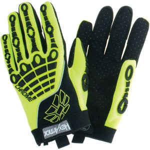HexArmor Cut & Puncture Resistant Gloves LVL 5 BLK/YLW SML 1/PR CHROME SER HI-VIS CR GLV 4026-S (7) - 71367452