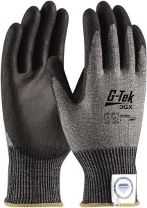 PIP Size XL, ANSI Cut Lvl 3, Puncture Lvl 2, Abrasion Lvl 4, Cut Resistant Gloves Palm & Fingers Coated, Black/Gray, Paired 19-D326/XL - 61033445
