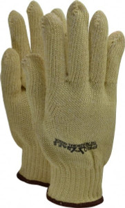 PRO-SAFE Size L (9), ANSI Cut Lvl 4, Abrasion Lvl 2, ATA Cut Resistant Gloves Continuous Cuff, Yellow, Paired GLA-A3-L - 89712061