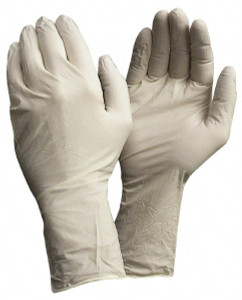 CleanTeam Size S, 5 mil, Cleanroom Grade, Powder Free Nitrile Disposable Gloves 12" Long, Natural (Color), Textured, Static Dissipative, Ambidextrous 100-333000/S - 76000843