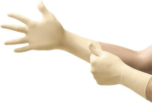 MICROFLEX Size XL, 11.8 mil, Industrial Grade, Powder Free Latex Disposable Gloves 12" Long, Natural (Color), Textured Beaded Rolled Cuffs, FDA Approved, Ambidextrous UL-315-XL - 74176165 MICROFLEX Size XL, 11.8 mil, Industrial Grade, Powder Free Latex Disposable Gloves 12" Long, Natural (Color), Textured Beaded Rolled Cuffs, FDA Approved, Ambidextrous UL-315-XL - 74176165