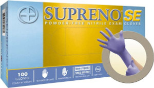 MICROFLEX Size S, 4 mil, Medical Grade, Powder Free Nitrile Disposable Gloves 9.6" Long, Blue, Textured Beaded Rolled Cuffs, FDA Approved, Ambidextrous SU-690-S - 83987743