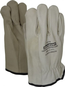 Salisbury by Honeywell Size 2XL (11), 10" Long, Cowhide Leather Protector Not for Electrical Protection (ASTM F696-02), Wear Over Rubber Insulating Gloves, ASTM F496 ILP10/11 - 00041053