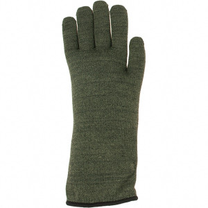 PRO-SAFE Size L Cotton Lined Kevlar/Preox Hot Mill Glove 700°F Max, Extended Cuff, 17" OAL, Green, Ambidextrous 43-858L - 31109754