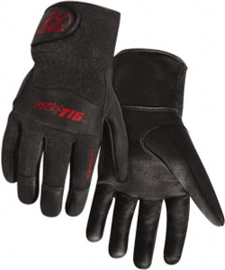 Steiner Size S Kidskin Welding Glove Use for TIG Welding, Hook & Loop Cuff, 9" OAL, Black, Paired 0260-S - 77143766