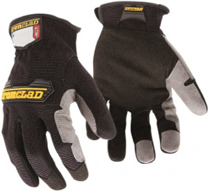 Ironclad Size XL (10-11) Synthetic Leather Anti-Vibration/Impact Protection Work Gloves For General Purpose, Uncoated, Slip-On Cuff, Full Fingered, Gray, Paired WFG-05-XL - 02561553