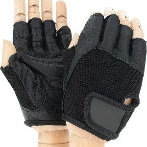 Ironclad Size M (8-9) Synthetic Leather Anti-Vibration/Impact Protection Work Gloves For Mechanics & Lifting, Uncoated, Hook & Loop Cuff, Full Fingered, Black, Paired WWX2-03-M - 72967078