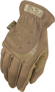Mechanix Wear Size L Military Work Gloves For Mechanics & Lifting, Uncoated, Elastic Band Cuff, Coyote, Paired MFF-F72-010 - 69595718