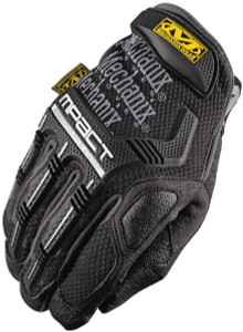 Mechanix Wear Size M Synthetic Leather/TPR Anti-Vibration/Impact Protection Work Gloves For Mechanics & Lifting, Uncoated, Hook & Loop Cuff, Full Fingered, Black/Gray, Paired MPT-58-009 - 70708672