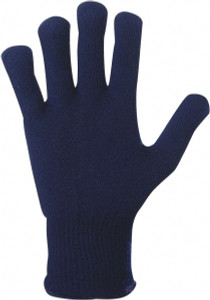 PRO-SAFE Size Universal General Protection Work Gloves For Glove Liner, Uncoated, Knit Wrist Cuff, Full Fingered, Blue, Paired GLA-M4-B - 87223277