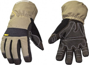 Youngstown Glove Size S Synthetic Leather Cold Protection & Waterproof Work Gloves Uncoated, Gauntlet Cuff, Gray, Paired 11-3460-60-S - 70717699
