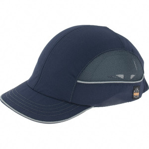 Ergodyne Nylon Bump Cap Adjustable Hook & Loop Strap, Vented, Navy 23343 - 40532566