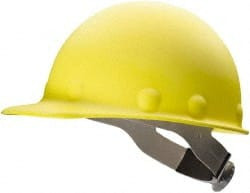 Honeywell Fibre-Metal ANSI Type I Class G 8-Point Ratchet Hard Hat Size 6-5/8 to 7-3/4, Fiberglass, Yellow P2ARW02A000 - 91067587