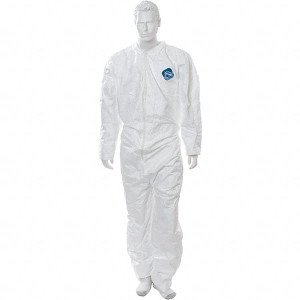 Value Collection Size 3XL Film Laminate General Purpose Coveralls White, Zipper Closure, Open Cuffs, Open Ankles BD-CEL-58023X - 81103467