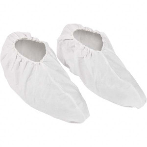 Kimtech Disposable & Chemical Resistant Shoe & Boot Covers, Footwear Style: Shoe Cover, Footwear Type: Water Resistant, Material: Polyethylene, Spunbond, Size: Universal, Sole Type: NonSkid, Color: White 39371 - 61175782