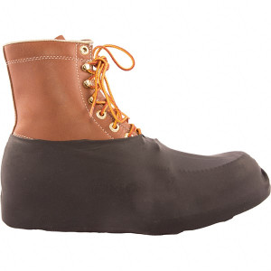 Tingley Disposable & Chemical Resistant Shoe & Boot Covers, Footwear Style: Shoe Cover, Footwear Type: Water Resistant, Material: Latex, Size: 2X-Large, Sole Type: NonSkid, Color: Black 6330.2X - 31608748