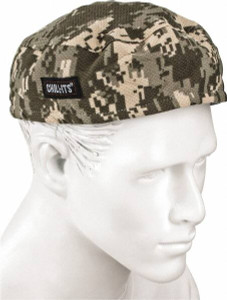 Ergodyne Size Universal Cooling Polyester Skull Cap Camouflage, Camouflage Pattern, Slip-On Closure 12507 - 40542995