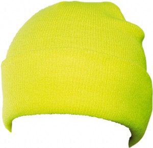 Tingley Size Universal High Visibility Polyester Knit Hat Green, Yellow, Solid Pattern, Slip-On Closure H70232.UN - 45997970