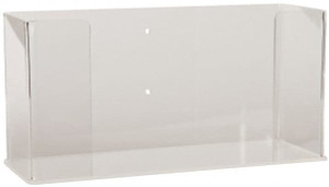 PRO-SAFE Table and Wall Mount Disposable Glove Dispenser 10-1/2 Inch Wide x 3-3/4 Inch Deep x 5-1/4 Inch High, Clear MSCAGBS - 86374436
