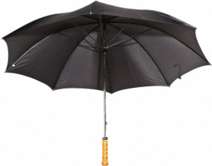 PRO-SAFE Umbrellas, Type: Handheld Umbrella, Diameter (Inch): 49, Color: Black, Length (Inch): 37, Handle Material: Wood PS-2988-SH - 65423071