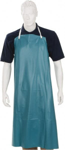 Ansell 33 x 49" Bib Apron PVC, Green 56-100 - 06053367
