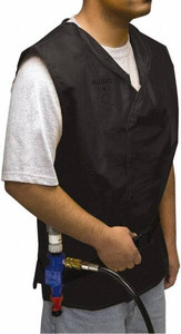 Allegro Industries Size XL, Black Cooling Vest Hook & Loop Front, PVC 8300-01L - 66897604
