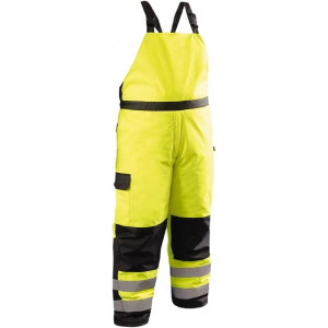 OccuNomix Size 2XL Yellow ANSI/ISEA 107-2015 Class E Cold Weather Bib Overalls Polyester, 7 Pockets, Snap Front Closure, Open Ankles LUX-WBIB-Y2X - 39791421