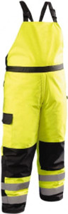 OccuNomix Size 2XL Yellow ANSI/ISEA 107-2015 Class E Cold Weather Bib Overalls Polyester, 7 Pockets, Snap Front Closure, Open Ankles LUX-WBIB-Y2X - 39791421