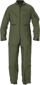 Propper Size 36 Regular Green Flame Resistant/Retardant Flight Suit 36" Chest, Nomex, 6 Pockets, Two-Way Zipper Closure, Open Cuffs, Open Ankles F51154638836R - 54612726