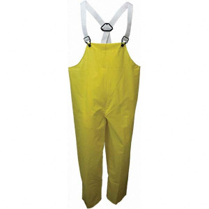 Neese Size 4XL Yellow Flame Resistant/Retardant Rain Bib Overall Nylon with PU Coating, Snap Closure, Open Ankles, Bib Overalls, Snap Fly 27001-12-2YEL4X - 19009141