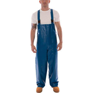Tingley Size L Blue Arc Flash Overall 0.38mm PVC/Nomex - Arc Rating 14 Cal/Cm15, Plain Front Closure, Therm-O-Rad Sealed Seams, Hook & Loop Ankles, Plain Front Fly O44041.LG - 31660160
