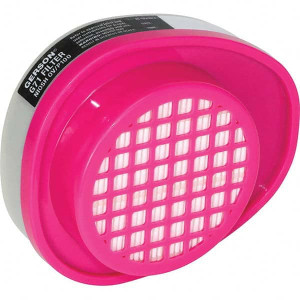 Gerson 1 2-Piece Black P100/OV Cartridge/Filter Combination Protects Against Organic Vapor G71 - 96461983