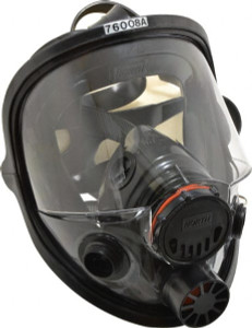 Honeywell North Series 7600, Size M/L Full Face Respirator 5-Point Suspension, Threaded Connection 760008A - 00677534