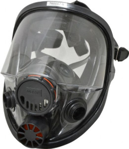 Honeywell North Series 7600, Size S Full Face Respirator 5-Point Suspension, Threaded Connection 760008AS - 00677542
