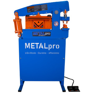 Metalpro 50 Ton Hydraulic Ironworker w/ Foot Switch - MP5000FS