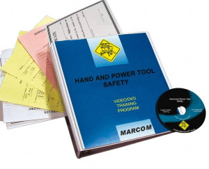 MARCOM Hand and Power Tool Safety, Multimedia Training Kit 18 min DVD, English & Spanish V0000449EM - 83888875