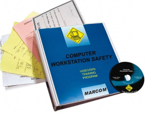 MARCOM Computer Workstation Safety, Multimedia Training Kit 18 min DVD, English & Spanish V0000219EM - 83889071