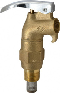 Value Collection 3/4" NPT Brass Rigid Drum Faucet FM Approved, External Arrester, Self Closing 272081 - 89783476