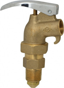 Value Collection 3/4" NPT Brass Adjustable Drum Faucet FM Approved, Internal Arrester, Self Closing 272037 - 89783484 Value Collection 3/4" NPT Brass Adjustable Drum Faucet FM Approved, Internal Arrester, Self Closing 272037 - 89783484
