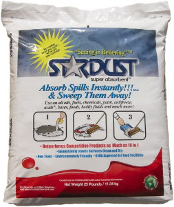STARDUST Spill Products 1.5 Cu Ft Bag Amorphous Alumina Silicate Granular Absorbent Universal Use D15CF - 47905195