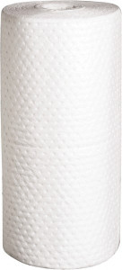PRO-SAFE 70 Gal Capacity per Package, Oil Only Roll 150 ft. Long x 30" Wide, White, Polypropylene QR150-FF-IND - 42083758