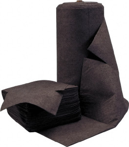 PRO-SAFE 60 Gal Capacity per Package, Universal Roll 150 ft. Long x 30" Wide, Gray, Polypropylene UQ150-SM - 58617135