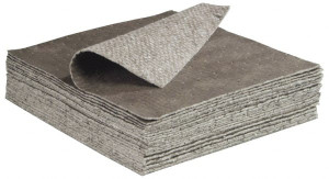 PRO-SAFE 200 Qty 18 " 27 Gal Capacity per Package, Universal Pad 18" Long x 16" Wide, Gray, Cellulose P3CFGPSL1618 - 59609958