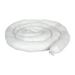 PRO-SAFE 4 Qty 1 Pack 12 Gal, 10 ft. Long, 3" Diam, Polypropylene Sock Oil Only, White CEP-PS10 - 04019741